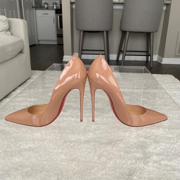 Christian Louboutin So Kate 120 Patent Nude 37 - Picture 4 of 8